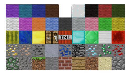 Minecraft blocks preview image
